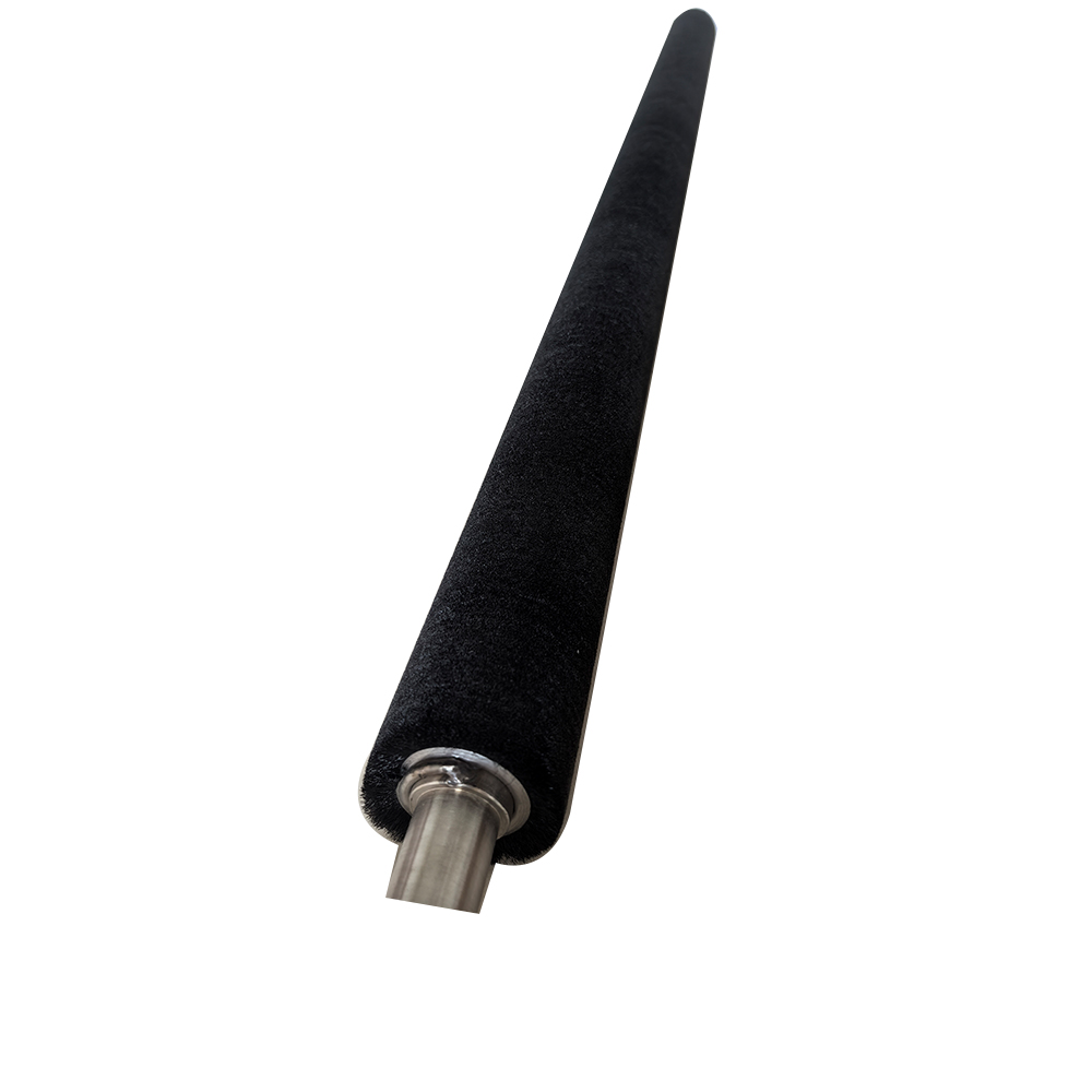 Punching machine brush roll